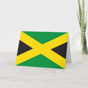 Jamaica vlag bedankkaart