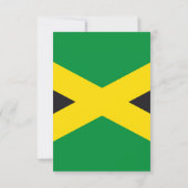 Jamaica vlag bedankkaart (Achterkant)