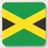 Jamaica vlag bier onderzetter (Voorkant)