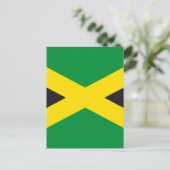 Jamaica vlag briefkaart (Staand voorkant)