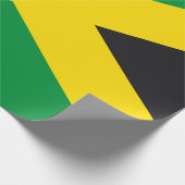 Jamaica vlag cadeaupapier (Hoek)