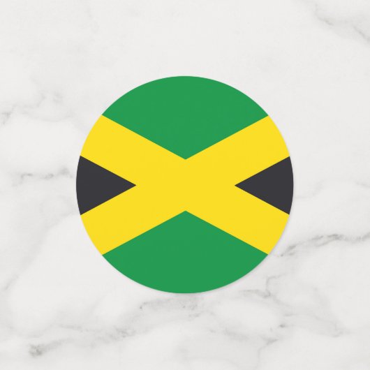 Jamaica vlag confetti (Kleine voorkant)