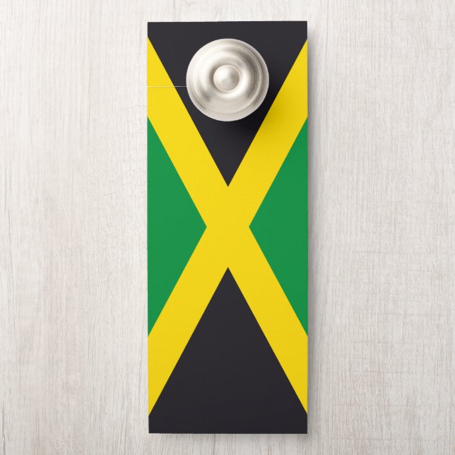 Jamaica vlag deurhanger (Op knop)