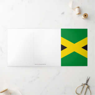 Jamaica vlag drieluik kaart