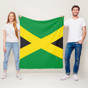 Jamaica vlag fleece deken