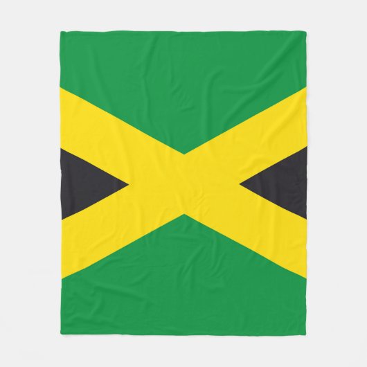 Jamaica vlag fleece deken (Voorkant)