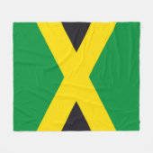 Jamaica vlag fleece deken (Voorkant (Horizontaal))