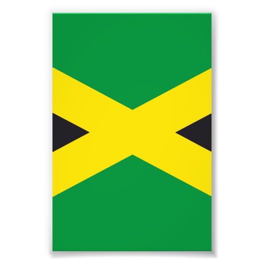 Jamaica vlag foto afdruk (Voorkant)