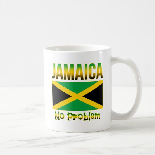 Jamaica vlag geen probleem koffiemok (Rechts)