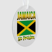 Jamaica vlag geen probleem ornament (voorkant)
