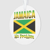 Jamaica vlag geen probleem ornament (voorkant)