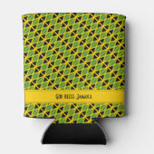 JAMAICA vlag gepersonaliseerd Blikjeskoeler (Achterkant)