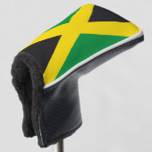 Jamaica vlag golfheadcover (3/4 voorkant)