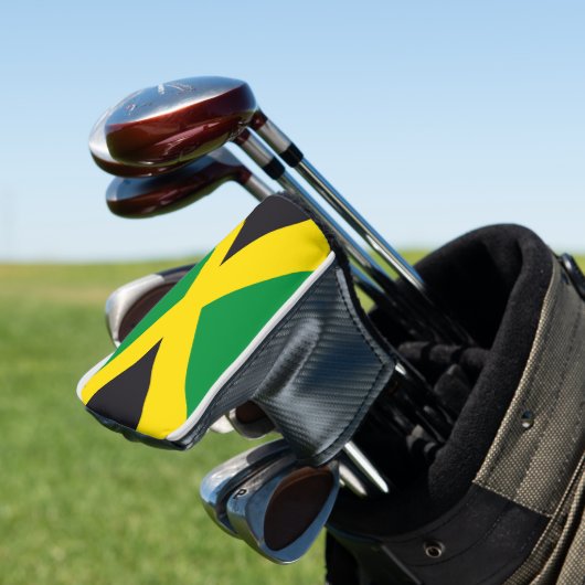 Jamaica vlag golfheadcover (Insitu)