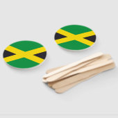 Jamaica vlag handwaaier (Niet-gemonteerd)