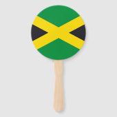 Jamaica vlag handwaaier (Voorkant)