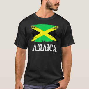 Jamaica vlag Ik hou van Jamaica T-shirt