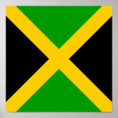 Jamaica Vlag Jamaicaans Land Thuis Etniciteit Poster (Voorkant)