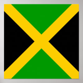 Jamaica Vlag Jamaicaans Land Thuis Etniciteit Poster