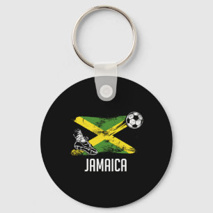 Jamaica Vlag Jersey Jamaicaans Voetbalteam Jamaica Sleutelhanger