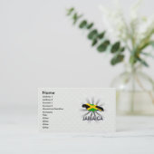 Jamaica Vlag Kaart 2.0 Visitekaartje (Staand voorkant)