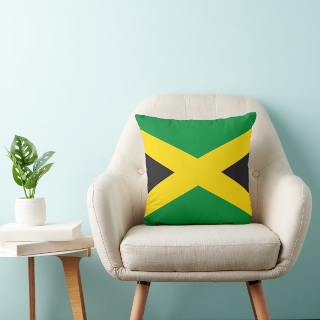 Jamaica vlag kussen (Stoel)