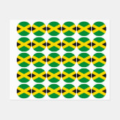 Jamaica vlag labels (Vel)