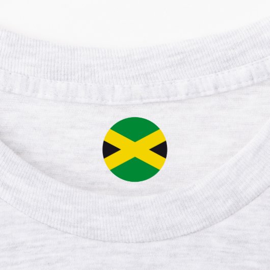 Jamaica vlag labels (Aangebracht)
