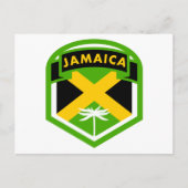 Jamaica vlag Logo stijl Briefkaart (Voorkant)