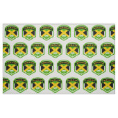 Jamaica vlag Logo stijl Stof (Fat Quarter)
