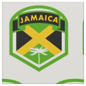 Jamaica vlag Logo stijl Stof (Close Up)