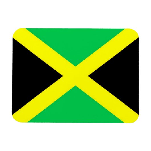Jamaica - Vlag - Magneet (Horizontaal)