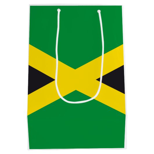 Jamaica vlag medium cadeauzakje (Achterkant)