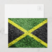 Jamaica Vlag noodlijdend Briefkaart (Voorkant / Achterkant)