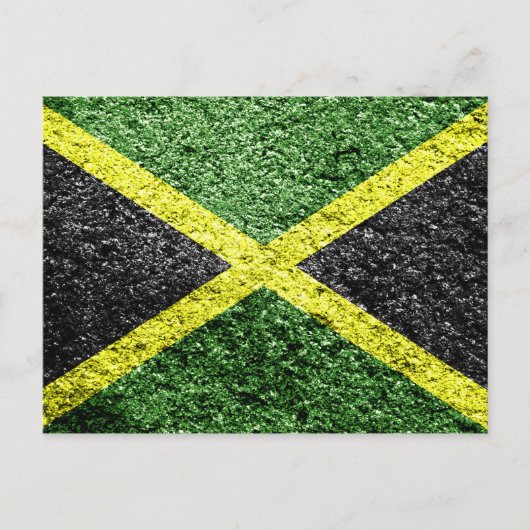 Jamaica Vlag noodlijdend Briefkaart (Voorkant)