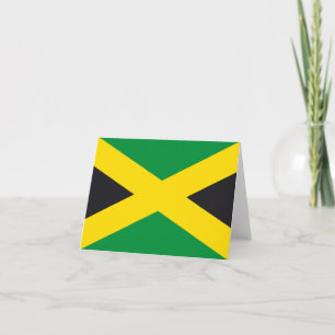 Jamaica vlag notitiekaartje