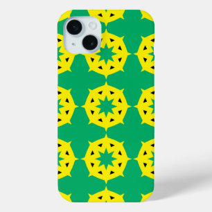 Jamaica vlag patroon iPhone 15 mini hoesje
