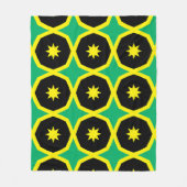 Jamaica vlag patroon fleece deken (Voorkant)