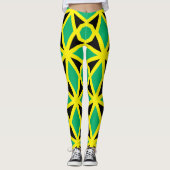 Jamaica vlag patroon leggings (Voorkant)