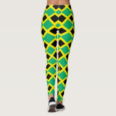 Jamaica vlag patroon leggings (Achterkant)