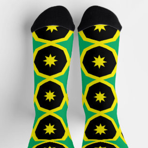 Jamaica vlag patroon sokken