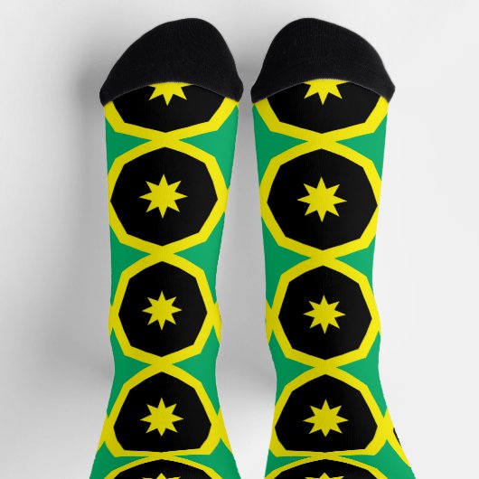 Jamaica vlag patroon sokken (Top)