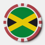Jamaica vlag poker chips (Voorkant)