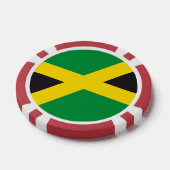 Jamaica vlag poker chips (Enkel)