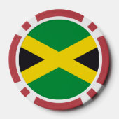 Jamaica vlag poker chips (Achterkant)