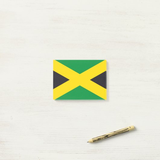 Jamaica vlag post-it® notes (Op bureau)