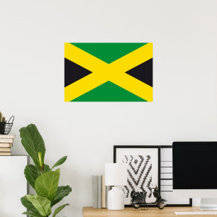 Jamaica vlag poster