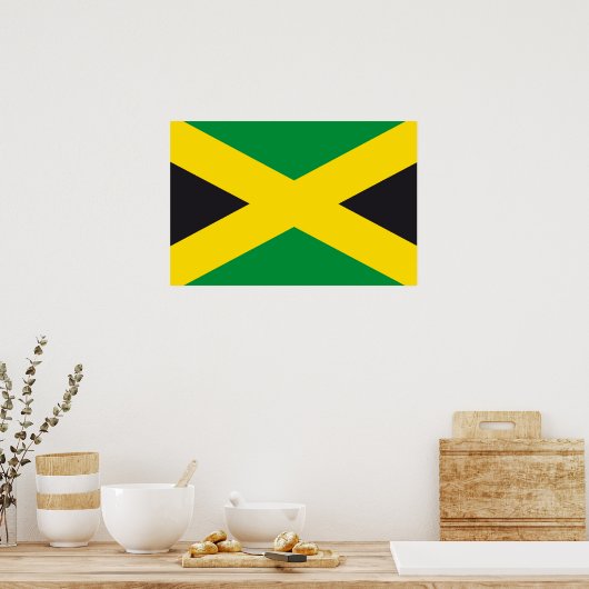 Jamaica vlag poster (Keuken)