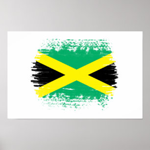 Jamaica vlag poster