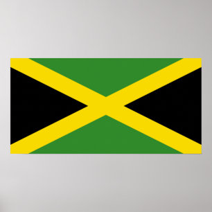Jamaica vlag poster
